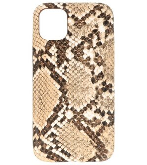 Slang Design Back Cover voor iPhone 11 Pro Beige