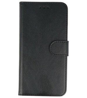 Bookstyle Wallet Cases Hoes voor iPhone 11 Pro Max Zwart