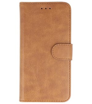 Bookstyle Wallet Cases Hoes voor iPhone 11 Pro Bruin