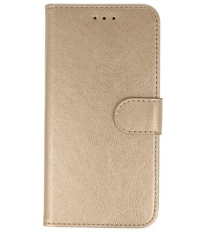 Bookstyle Wallet Cases Hoes voor iPhone 11 Pro Goud