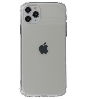 Schokbestendig TPU hoesje voor iPhone 11 Pro Max Transparant