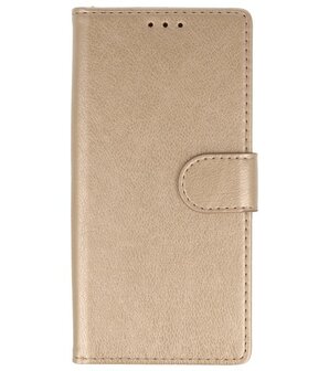Bookstyle Wallet Cases Hoes voor Samsung Galaxy Note 10 Goud