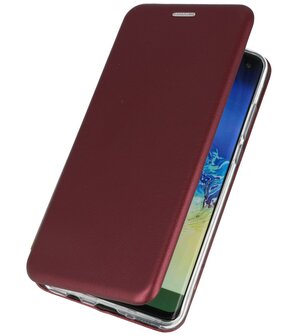 Slim Folio Case voor Huawei P30 Bordeaux Rood
