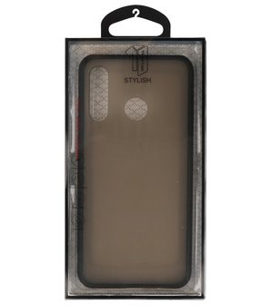 Kleurcombinatie Hard Case voor Huawei P30 Lite Zwart
