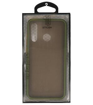 Kleurcombinatie Hard Case voor Huawei P30 Lite Groen