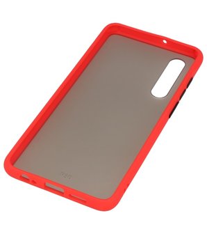 Kleurcombinatie Hard Case voor Huawei P30 Rood