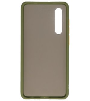 Kleurcombinatie Hard Case voor Huawei P30 Groen