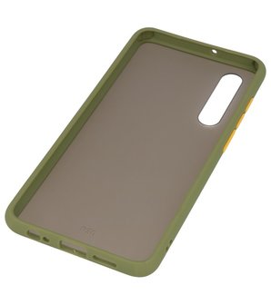 Kleurcombinatie Hard Case voor Huawei P30 Groen