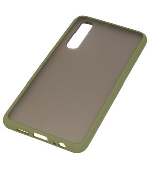 Kleurcombinatie Hard Case voor Huawei P30 Groen