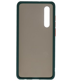 Kleurcombinatie Hard Case voor Huawei P30 Donker Groen