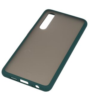 Kleurcombinatie Hard Case voor Huawei P30 Donker Groen