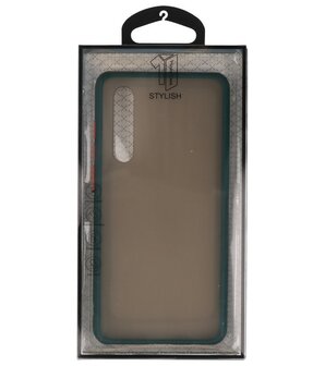 Kleurcombinatie Hard Case voor Huawei P30 Donker Groen