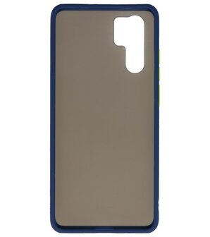 Kleurcombinatie Hard Case voor Huawei P30 Pro Blauw