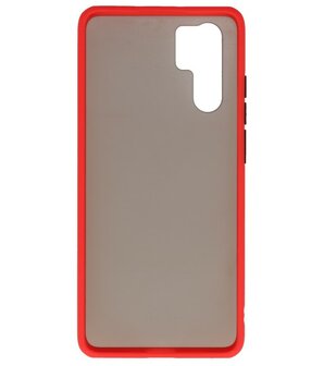 Kleurcombinatie Hard Case voor Huawei P30 Pro Rood