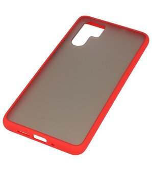 Kleurcombinatie Hard Case voor Huawei P30 Pro Rood