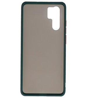 Kleurcombinatie Hard Case voor Huawei P30 Pro Donker Groen