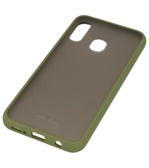 Kleurcombinatie Hard Case voor Samsung Galaxy A40 Groen