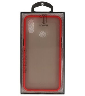 Kleurcombinatie Hard Case voor Samsung Galaxy A10s Rood