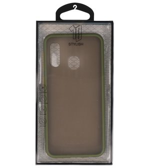 Kleurcombinatie Hard Case voor Samsung Galaxy A20e Groen