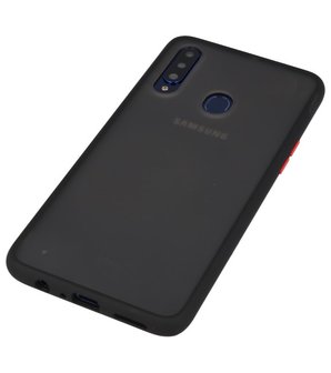 Kleurcombinatie Hard Case voor Samsung Galaxy A20s Zwart