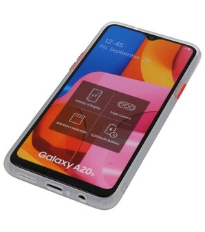 Kleurcombinatie Hard Case voor Samsung Galaxy A20s Transparant
