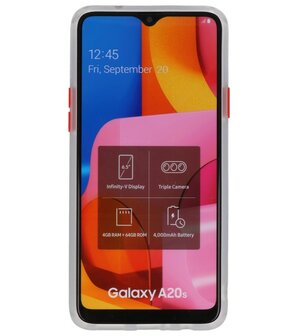 Kleurcombinatie Hard Case voor Samsung Galaxy A20s Transparant