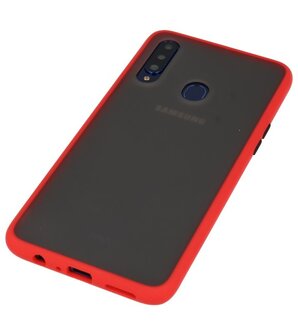 Kleurcombinatie Hard Case voor Samsung Galaxy A20s Rood