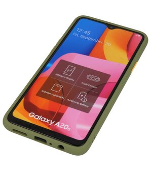 Kleurcombinatie Hard Case voor Samsung Galaxy A20s Groen