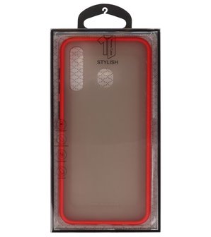 Kleurcombinatie Hard Case voor Samsung Galaxy A30 Rood