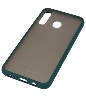 Kleurcombinatie Hard Case voor Samsung Galaxy A30 Donker Groen