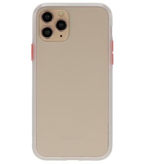 Kleurcombinatie Hard Case voor iPhone 11 Pro Transparant
