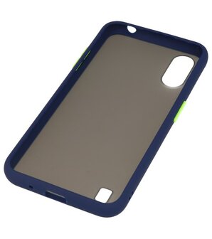 Kleurcombinatie Hard Case voor Samsung Galaxy A01 Blauw