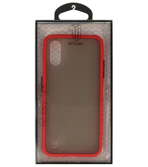 Kleurcombinatie Hard Case voor Samsung Galaxy A01 Rood