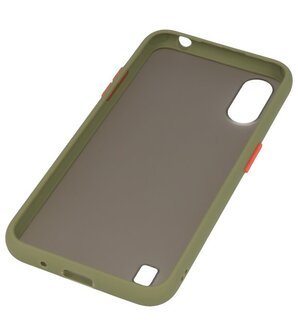 Kleurcombinatie Hard Case voor Samsung Galaxy A01 Groen