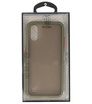 Kleurcombinatie Hard Case voor Samsung Galaxy A01 Groen