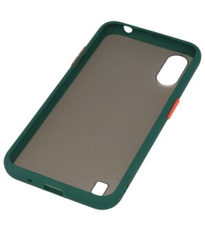 Kleurcombinatie Hard Case voor Samsung Galaxy A01 Donker Groen