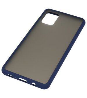 Kleurcombinatie Hard Case voor Samsung Galaxy A71 Blauw