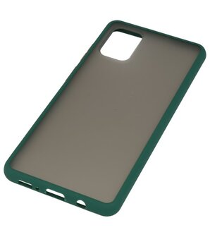 Kleurcombinatie Hard Case voor Samsung Galaxy A71 Donker Groen