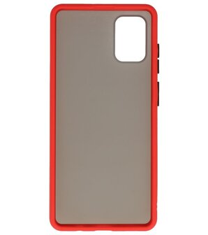Kleurcombinatie Hard Case voor Samsung Galaxy A51 Rood