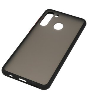 Kleurcombinatie Hard Case voor Samsung Galaxy A21 Zwart