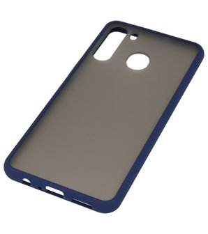 Kleurcombinatie Hard Case voor Samsung Galaxy A21 Blauw