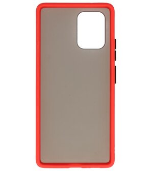 Kleurcombinatie Hard Case voor Samsung Galaxy S10 Lite Rood