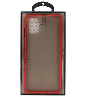 Kleurcombinatie Hard Case voor Samsung Galaxy A91 Rood