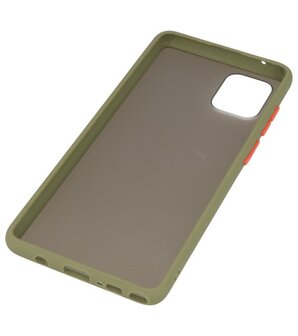 Kleurcombinatie Hard Case voor Samsung Galaxy A91 Groen