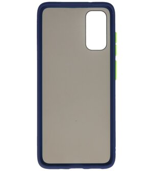 Kleurcombinatie Hard Case voor Samsung Galaxy S20 Blauw