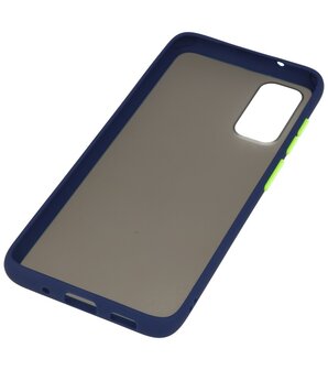 Kleurcombinatie Hard Case voor Samsung Galaxy S20 Blauw