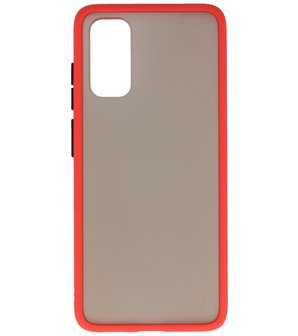 Kleurcombinatie Hard Case voor Samsung Galaxy S20 Rood