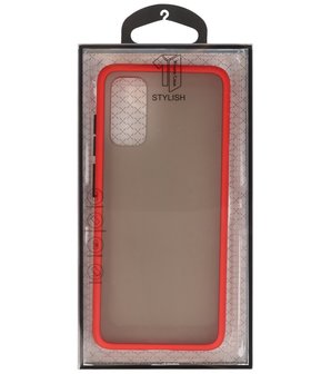 Kleurcombinatie Hard Case voor Samsung Galaxy S20 Rood