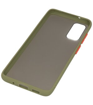 Kleurcombinatie Hard Case voor Samsung Galaxy S20 Groen