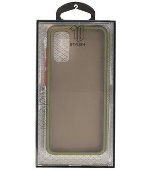 Kleurcombinatie Hard Case voor Samsung Galaxy S20 Groen